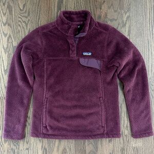 Patagonia Re-Tool Snap-T Fleece Pullover Deep Plum